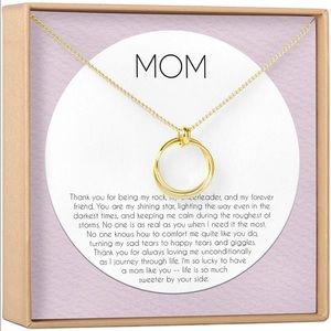 Dear Ava Mom Gift Necklace: Mother Necklace, Necklace, Mother Daughter Gold